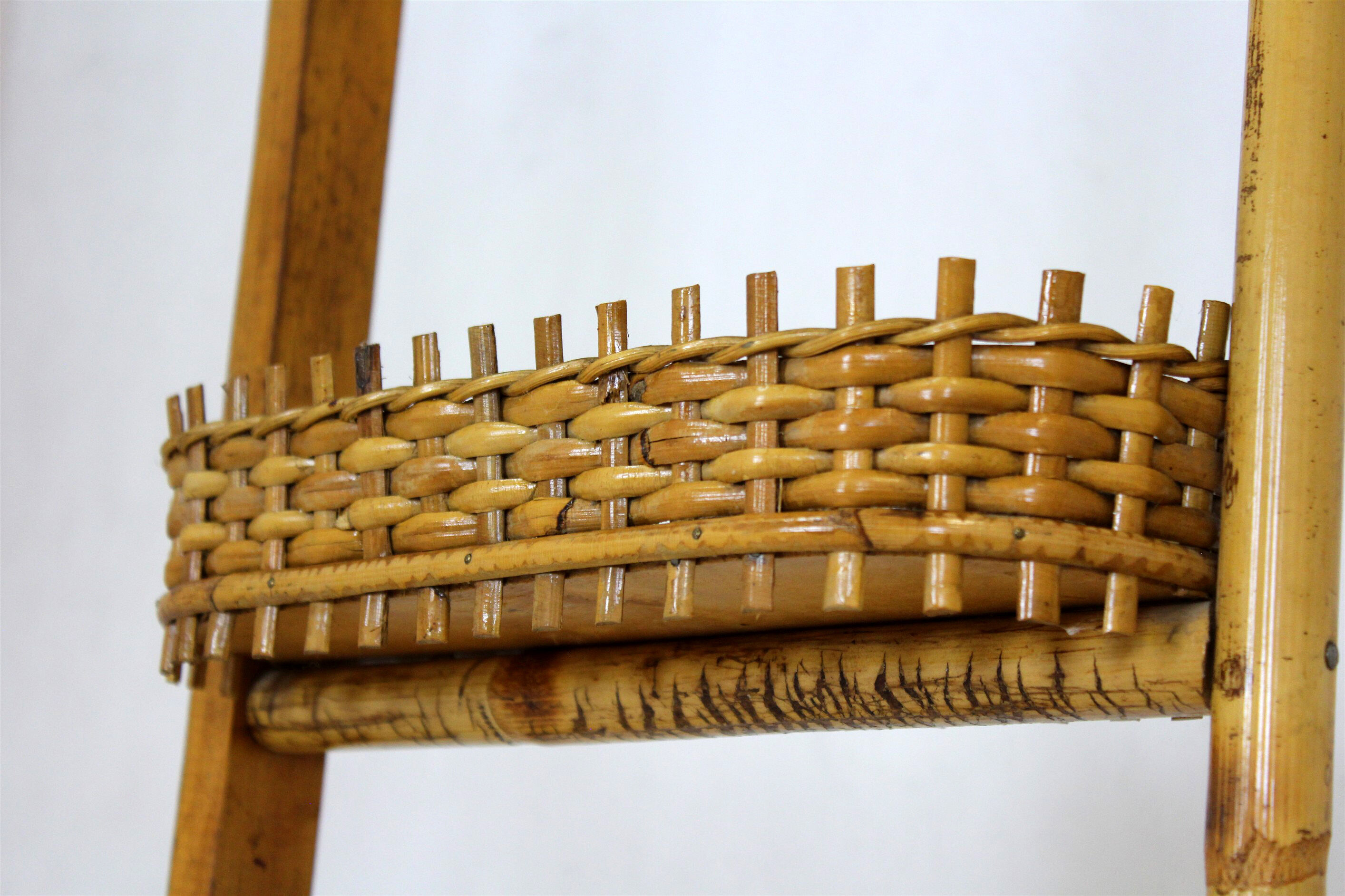 Vintage Bamboo and Rattan Room Divider, 1970s