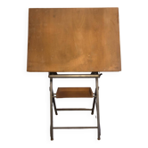 Architect's table - vintage drawing from the 50s