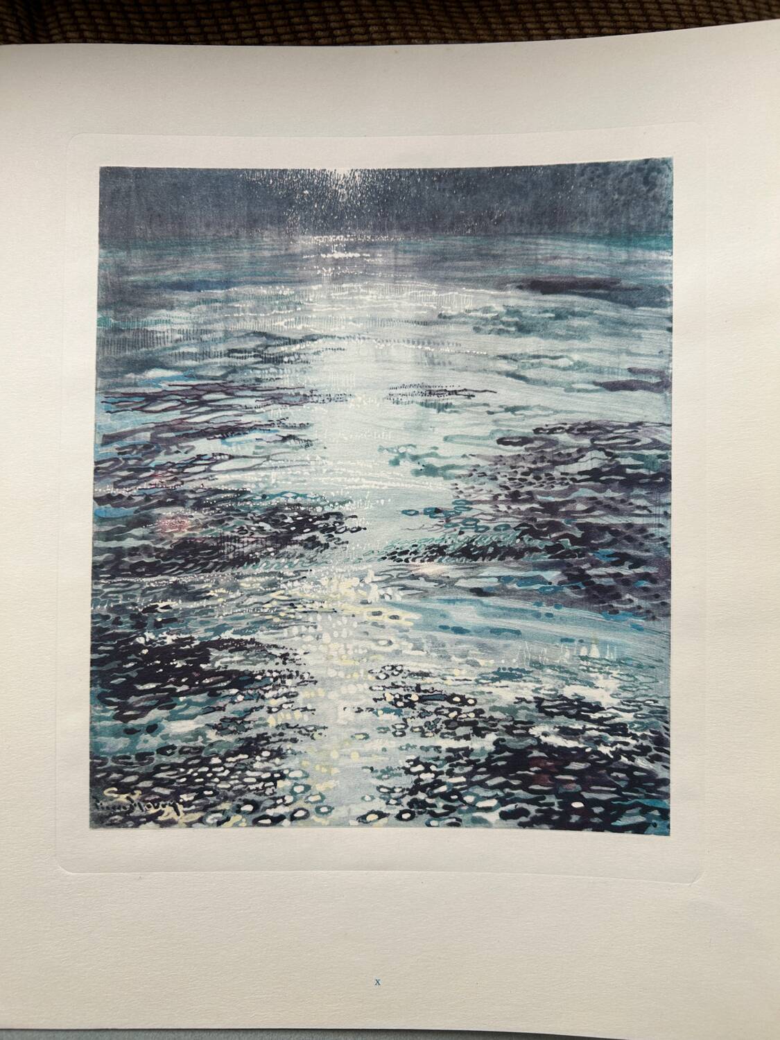 Eaux-fortes de Pierre Fleury « visages de la mer »