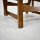 Paire de fauteuils lounge brutalistes en chêne massif par Dittmann & Co., 1970s