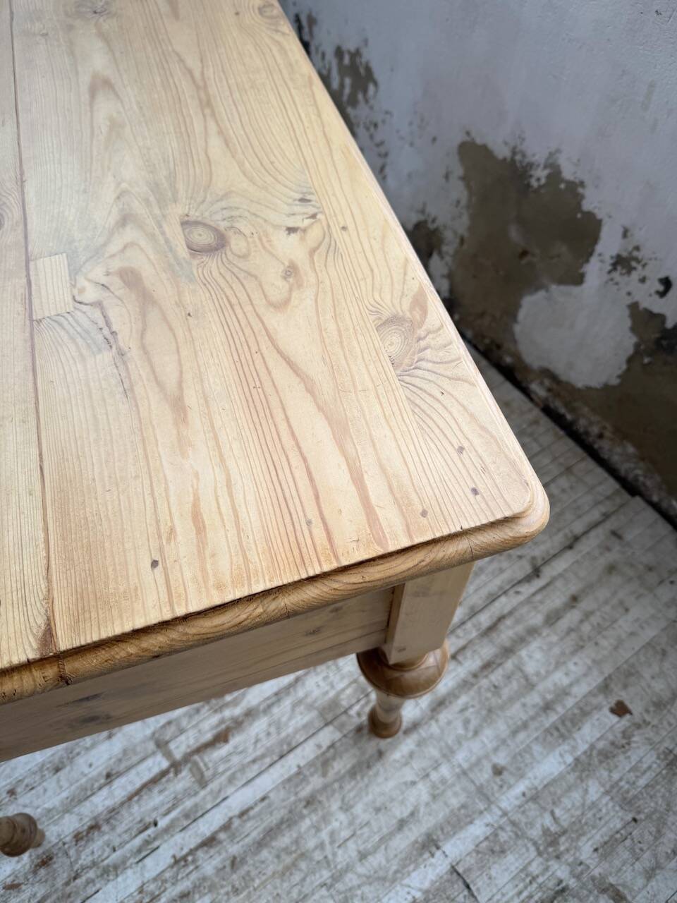 Blonde walnut desk and pine top 1900