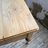 Blonde walnut desk and pine top 1900