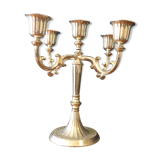 Antique candlestick in silver metal