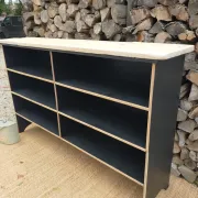 Wooden locker workbench