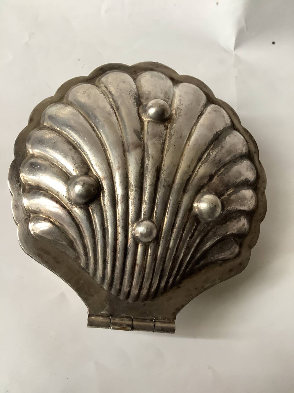 Silver-plated caviar or butter dish