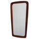 1960s Danish solid teak mirror by Johansens Spejle Kobenhavn