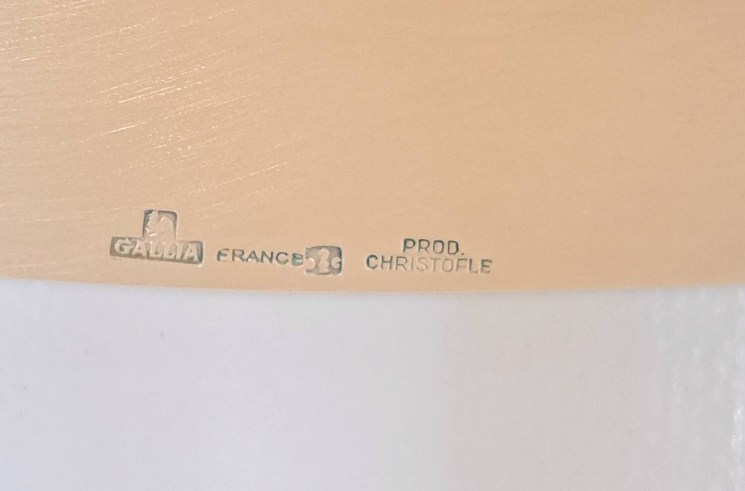 Three dishes Signed Christofle Gallia collection