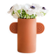 Amber terracotta ceramic vase - Oustao
