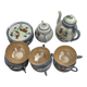 Ancient Japanese tea service