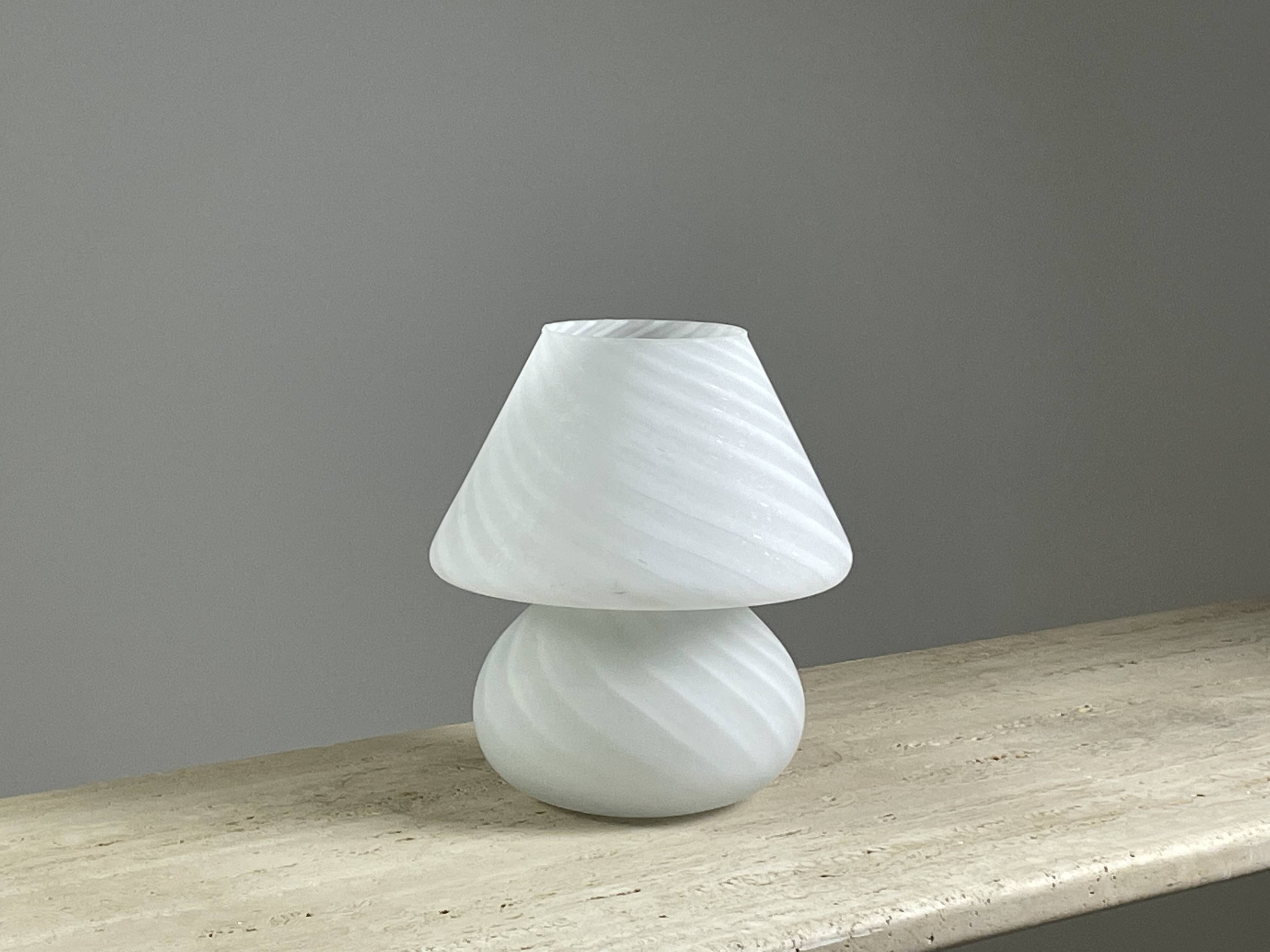 Murano glass mushroom lamp, 1970s