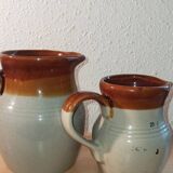 Stoneware pitcher set