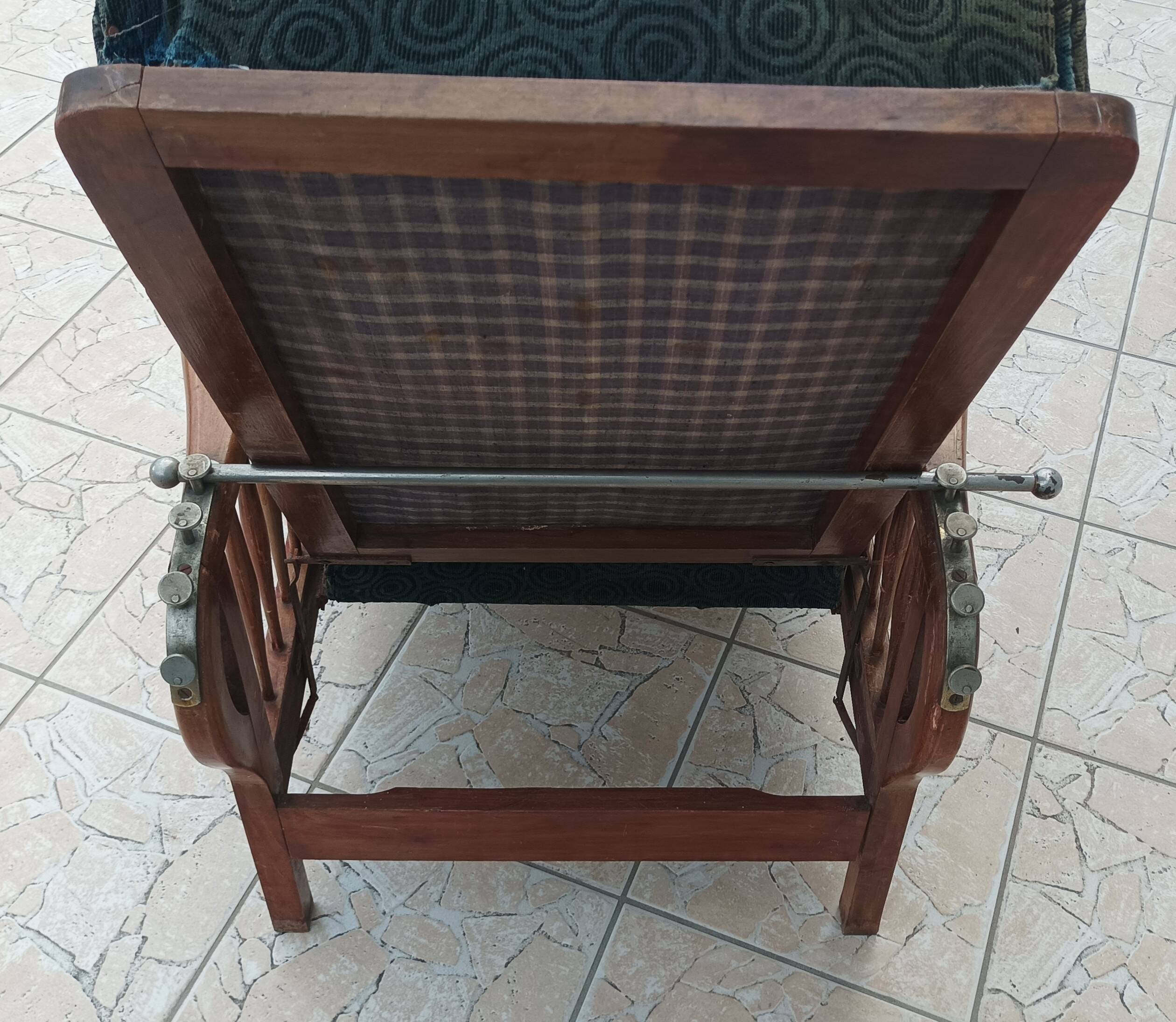 Fauteuil Morris en hêtre Art & Craft