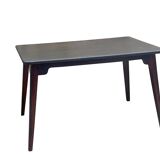 Small Danish side table/coffee table in patinated mahogany.