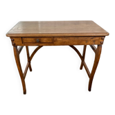 Old small solid wood desk