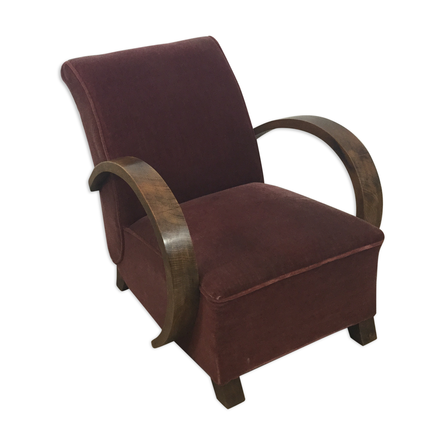 Fauteuil loops art déco