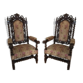 Pair of armchairs