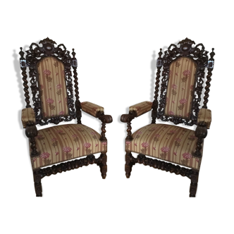 Pair of armchairs