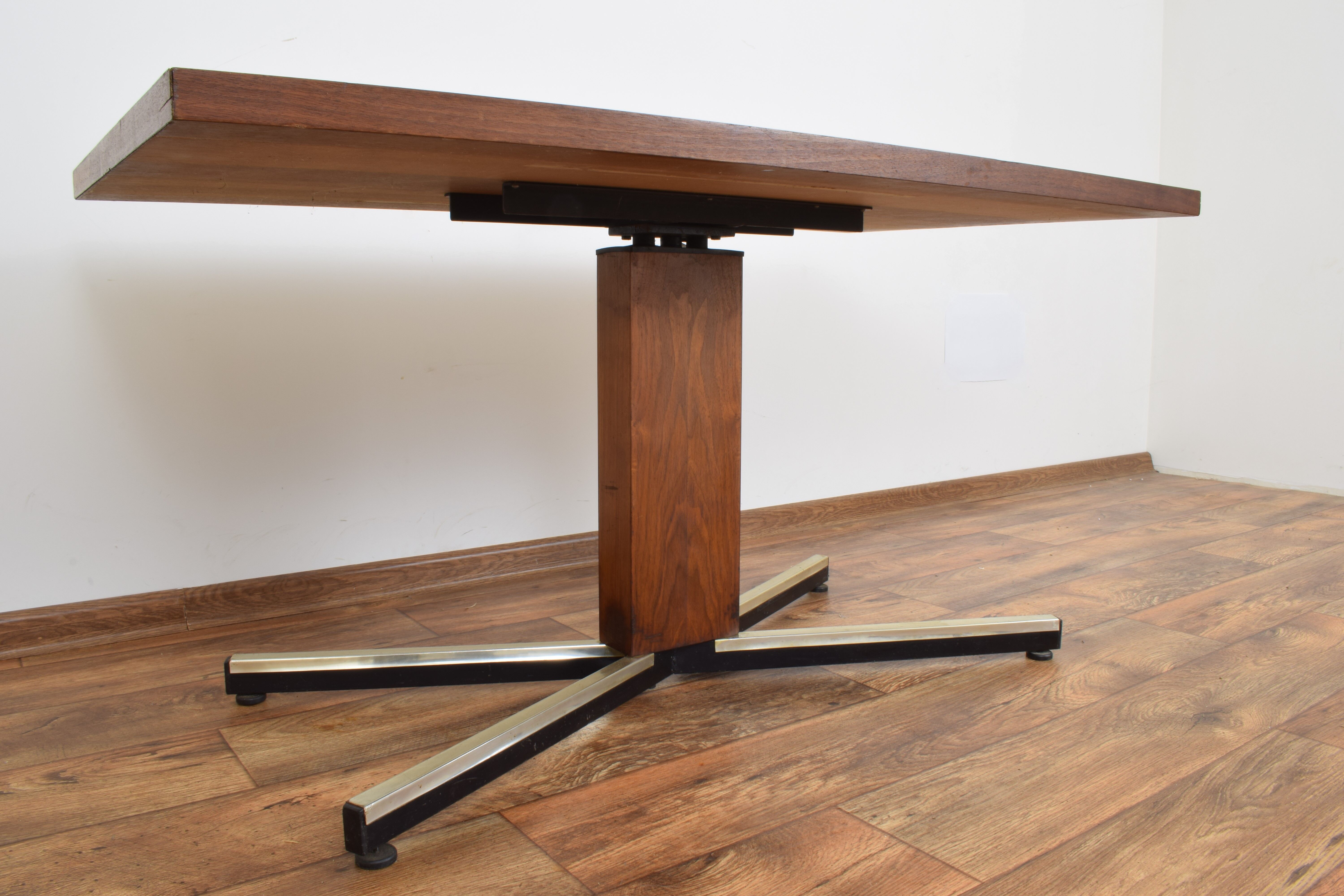 Mid-century teak german table, 1970