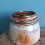 Water butter dish in Puisaye stoneware, Jean-Pierre Prud'homme