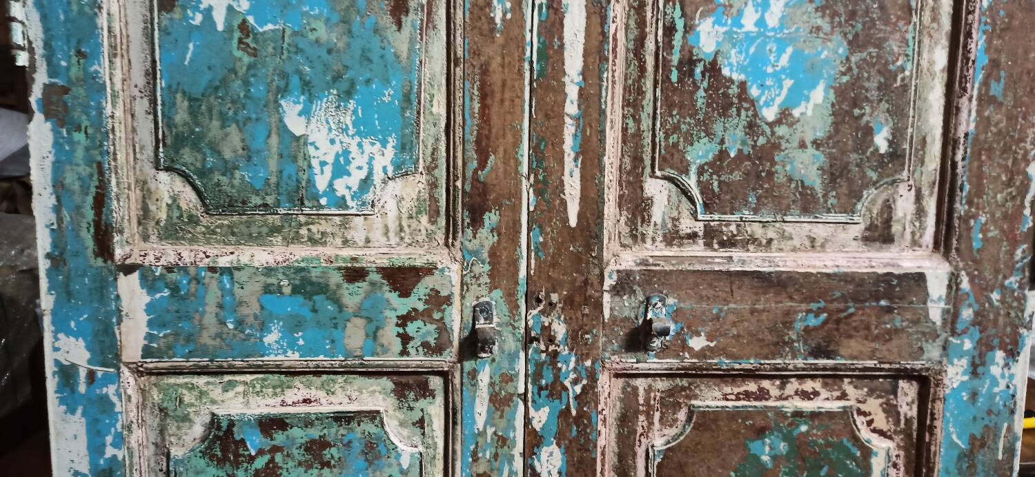 Old wooden door