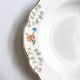 Lot de 4 assiettes creuses vintage Sarreguemines modèle Béarn fleurs