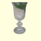 Set of 40 La Rochère Amitier crystal glasses from the 19th century + 8 replacements