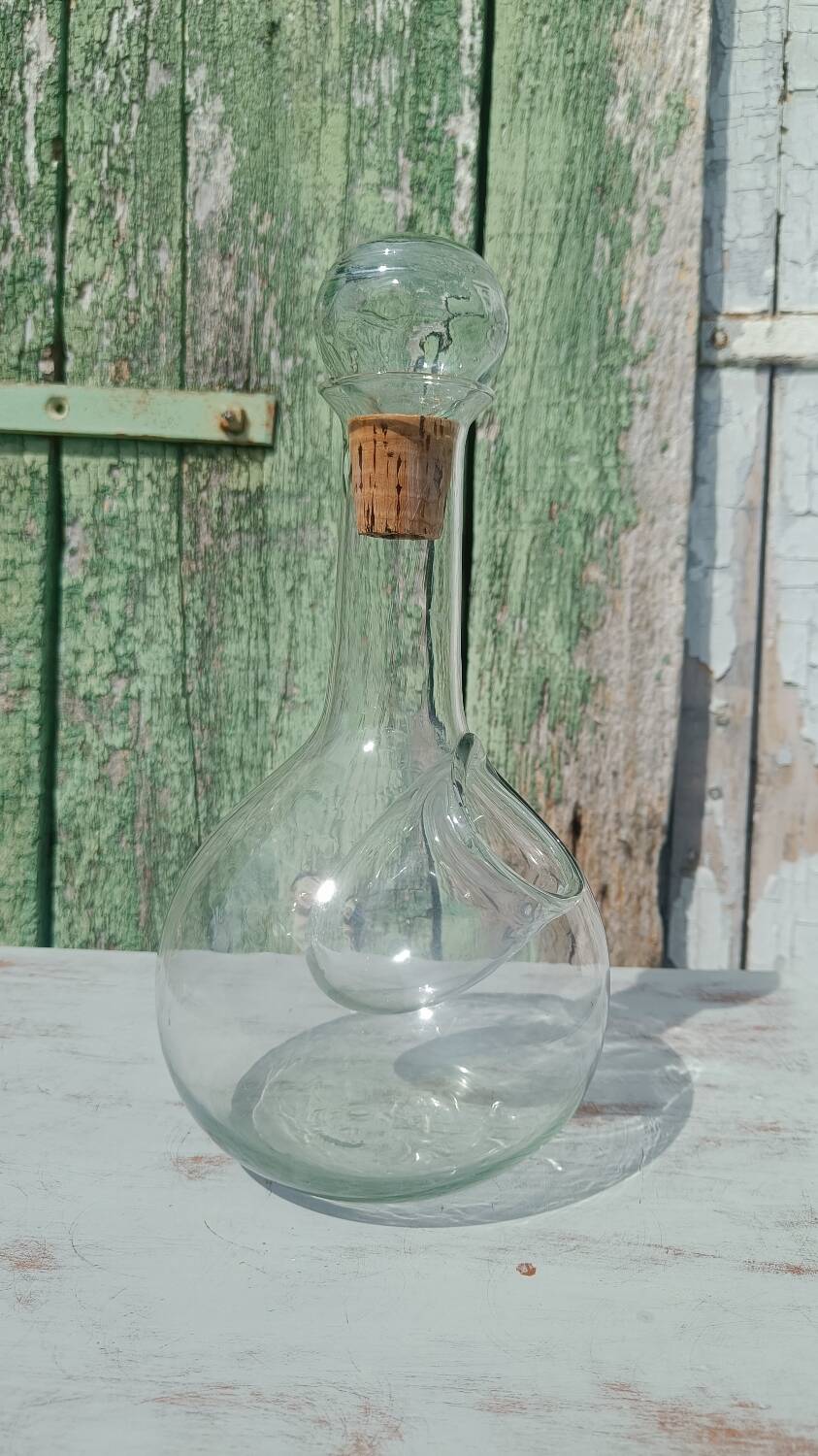 Blown glass carafe / decanter