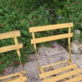 4 folding chairs 50s