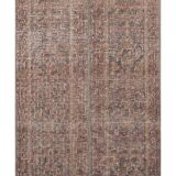 Vintage Turkish Oushak Handwoven Rug 55x373 cm