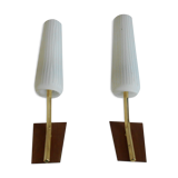 Pair of Scandinavian wall light