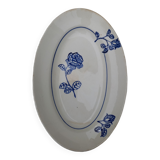Ravier Saint Amand blue rose pattern