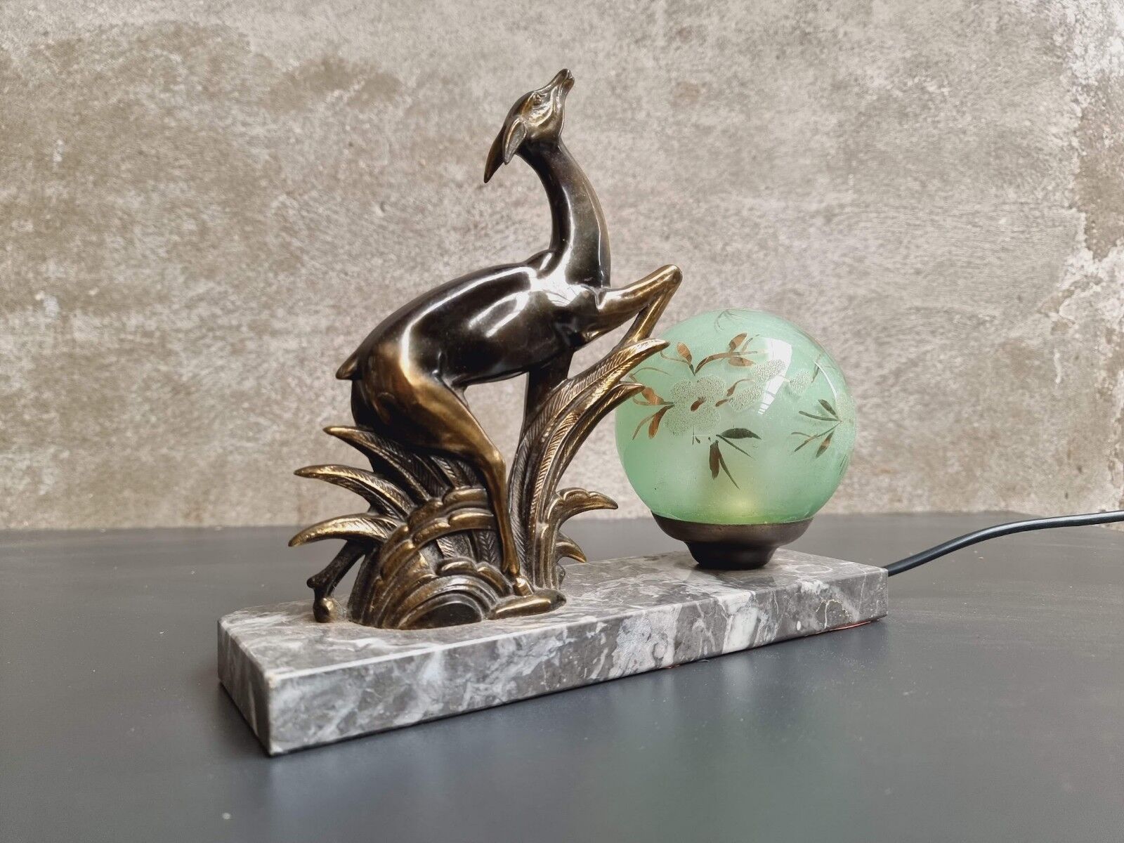 Art deco lamp French table lamp