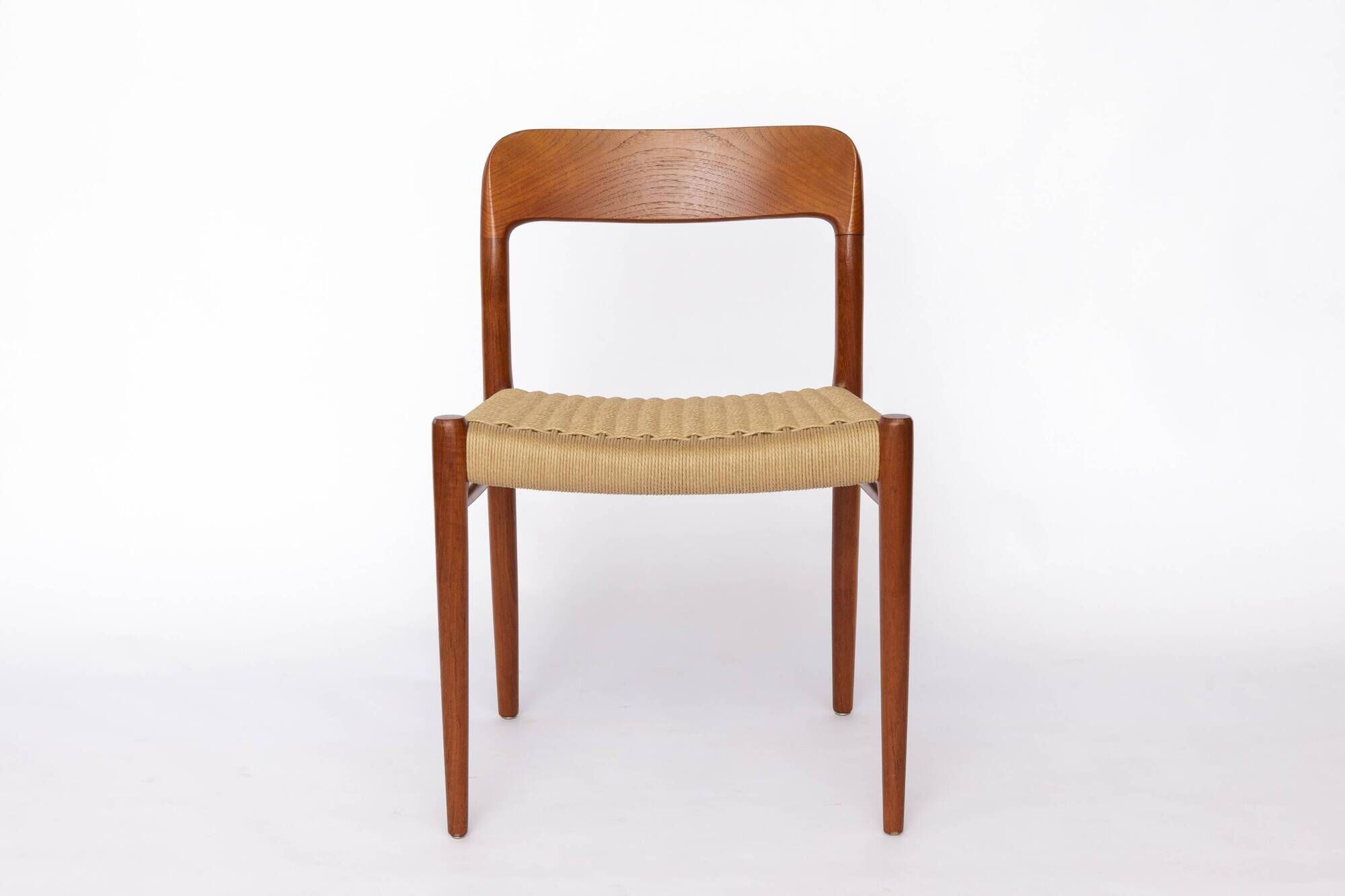 Niels Otto Møller Chair, Model 75 (1950s) – with Repair – Vintage Danish