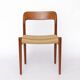 Niels Otto Møller Chair, Model 75 (1950s) – with Repair – Vintage Danish
