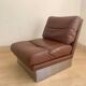 Vintage leather armchair Jacques Charpentier