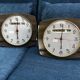 Rare duo of vintage roll clocks JAZ Licato 1960