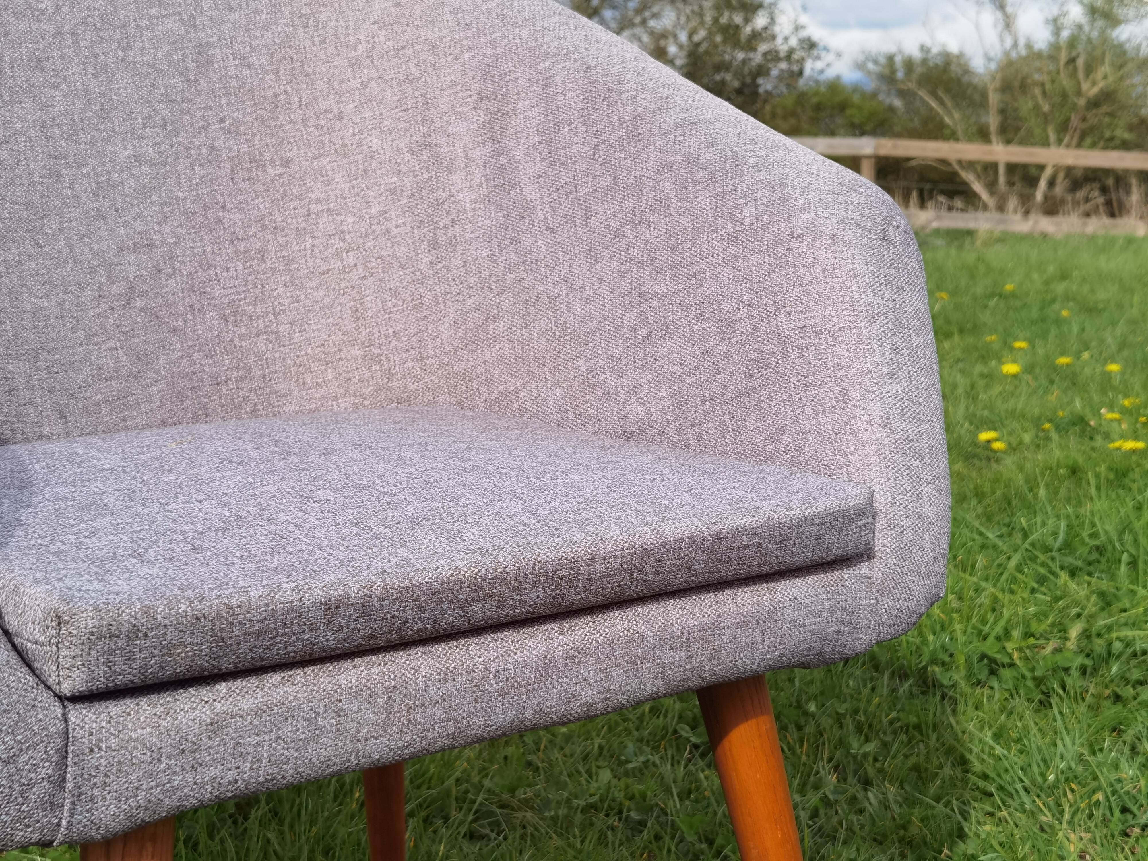 Pair of fiber armchair Miroslav Navratil gray