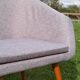 Pair of fiber armchair Miroslav Navratil gray