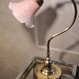 Art deco style brass lamp