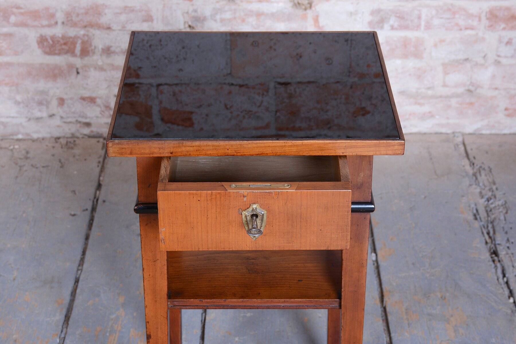 Small Biedermeier Side Table in Cherry, 1840s