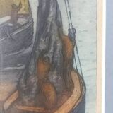 Old painting / print / engraving / lithograph, Georges Pierre Guinegaul