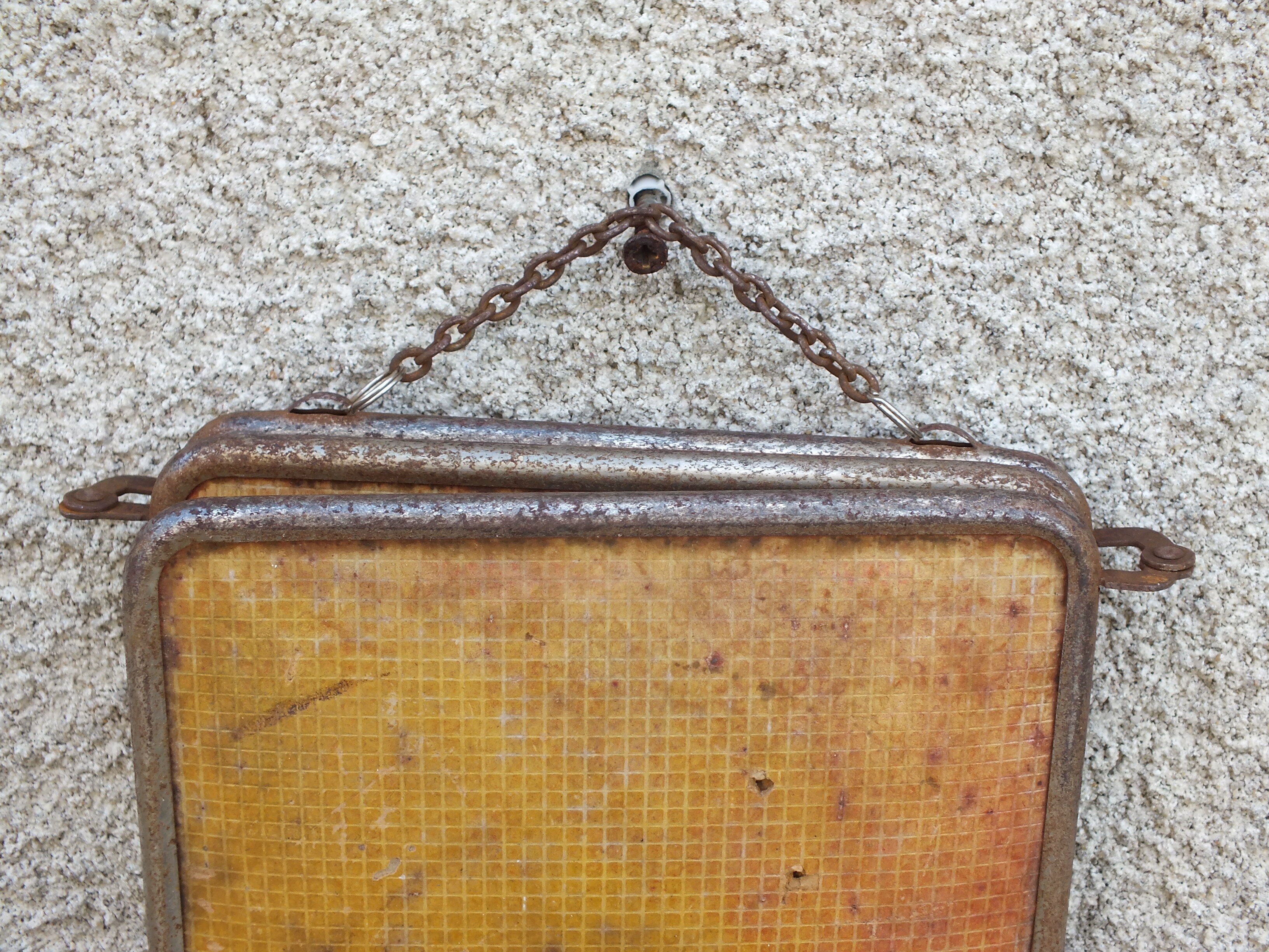 Miroir de barbier triptyque art déco 21.5 X 51 cm