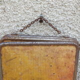 Small art deco triptych barber mirror 21.5 X 51 cm