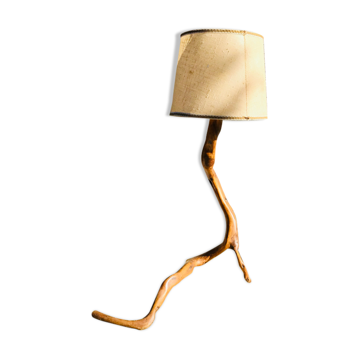 Mid-Century brutalist lamp