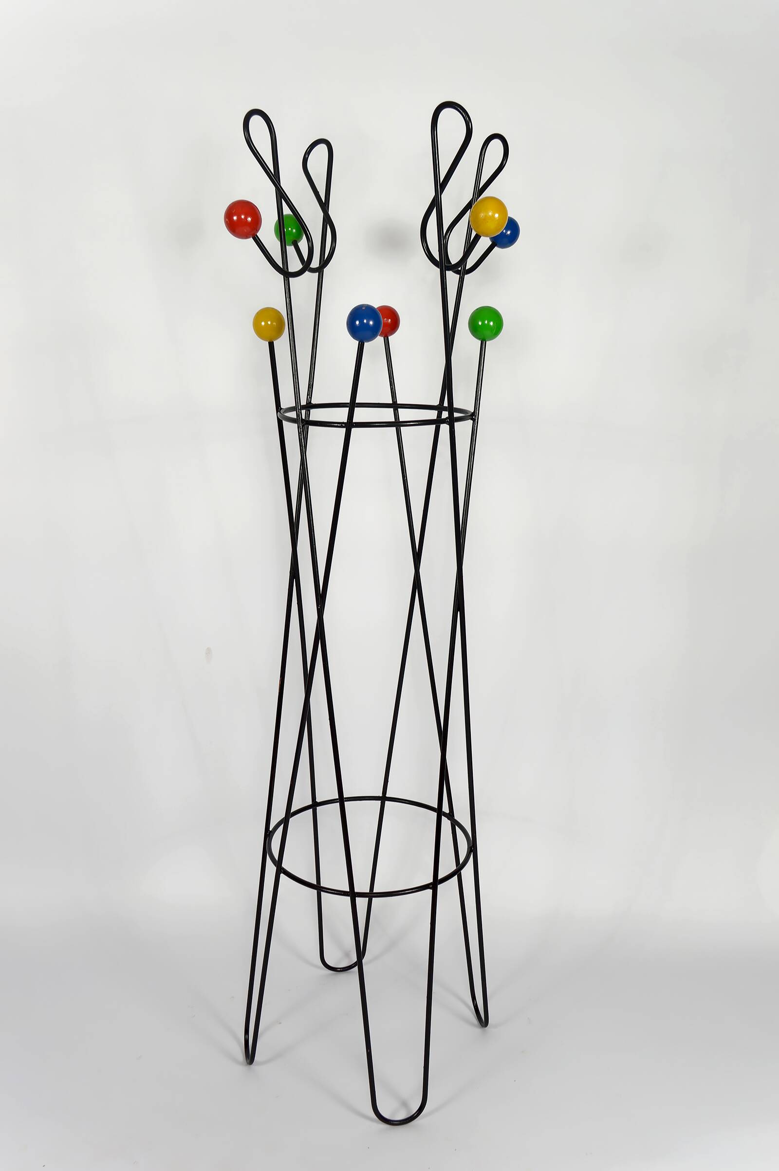 Porte-manteau « Clé de sol », par Roger Féraud, circa 1950