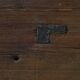Dining table / desk in primitive French pine from the 18th century with a drawer.