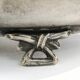 Eclectic elliptical sugar bowl, silver-plated brass, Austria, 19th century