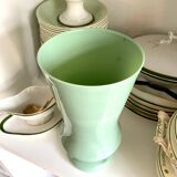 Water green opaline vase
