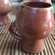 Series of 3 cups in sandstone