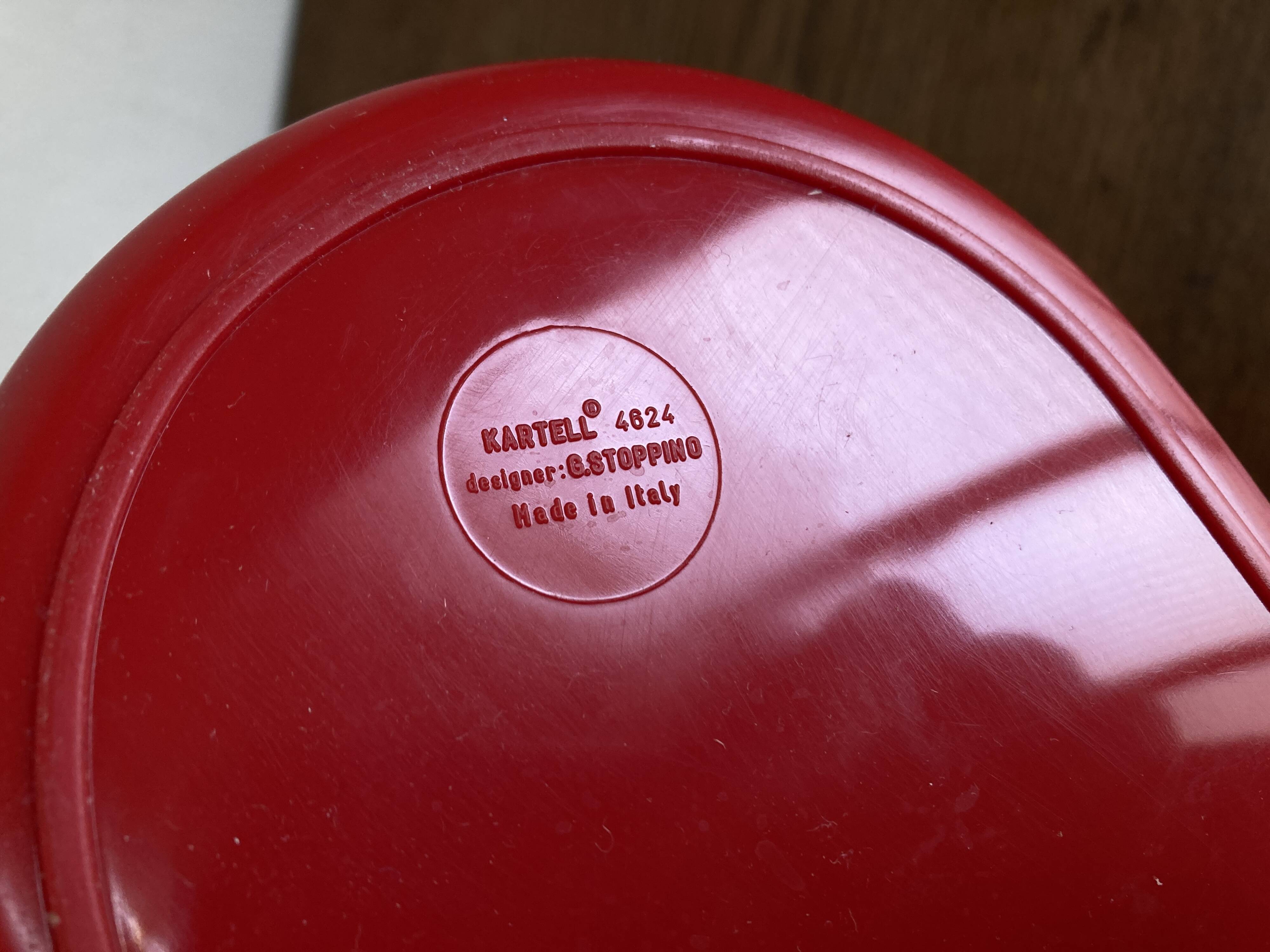 Giotto Stoppino ice bucket 1972 Kartell Italian design